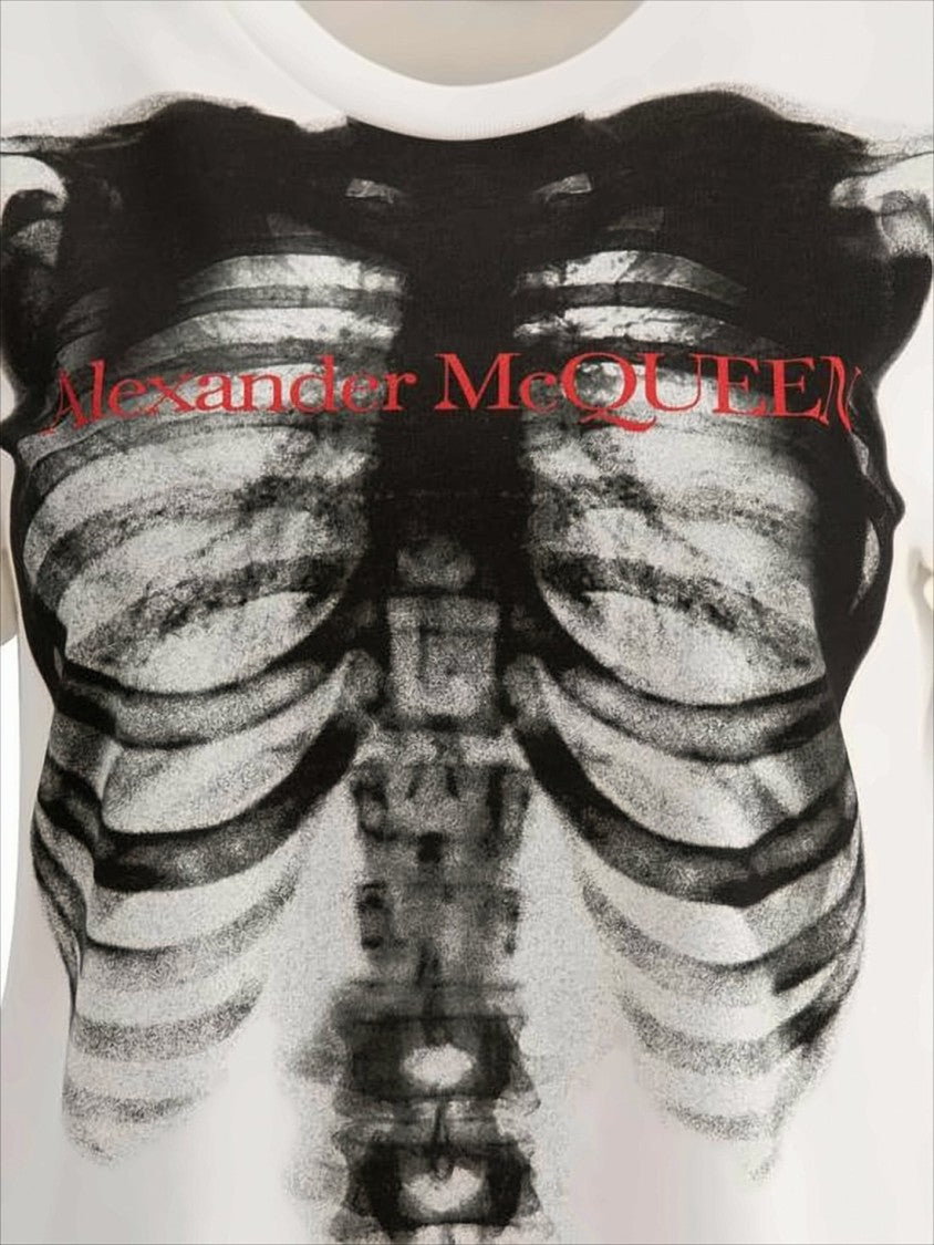Alexander Mcqueen Graphic Print Ribcage T-Shirt