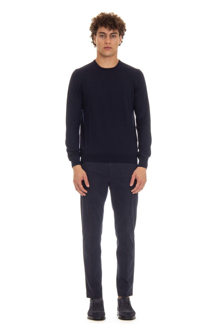 Barba Extrafin Virgin Wool Crewneck Sweater