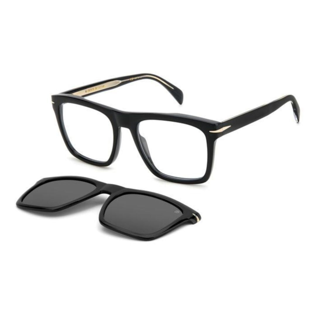 David Beckham Db 7000/Cs Rectangular Black Acetate Eyeglasses
