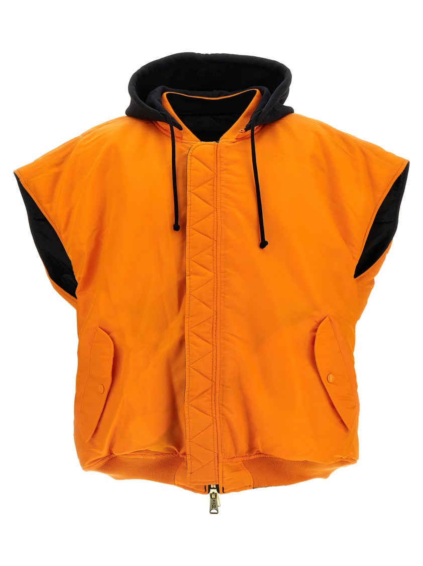 Vetements Reversible Quilted Nylon Taffeta Vest