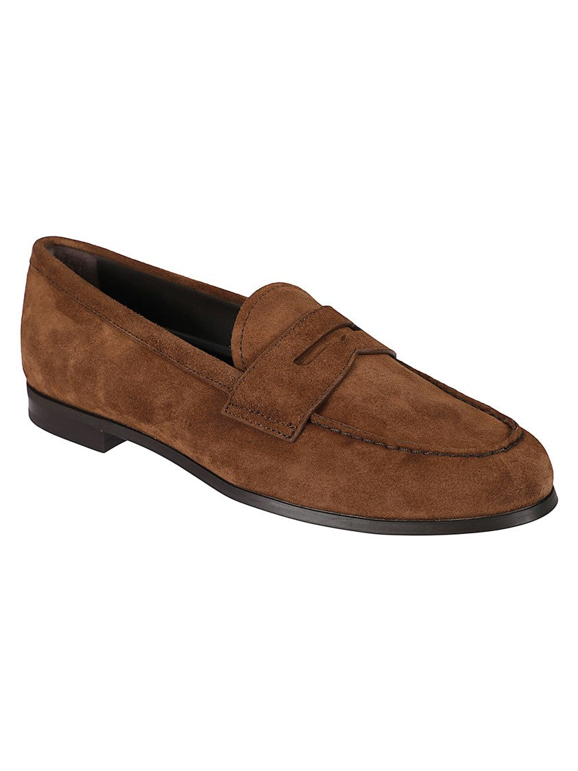 Church's Brown Suede Natalie Moccasin With Leather