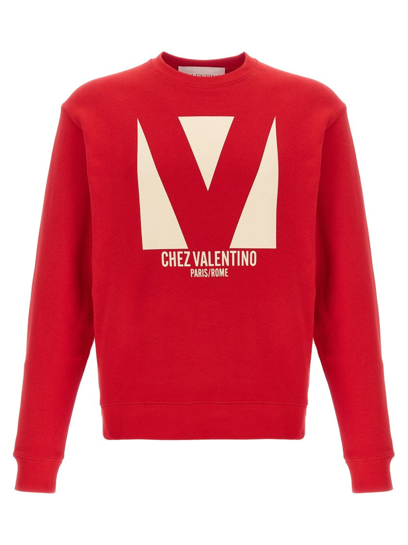 Valentino Garavani Brushed Cotton Sweatshirt
