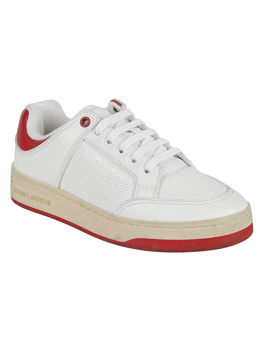 Saint Laurent Low-Top Calfskin Sneakers