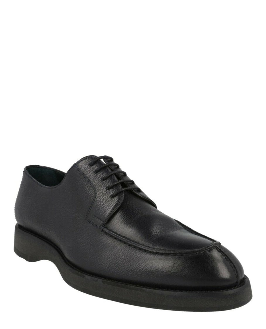 Brioni Textured-Leather Derby Shoes