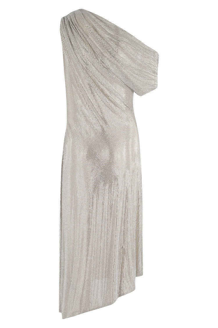 Giuseppe Di Morabito Crystal-Embellished Midi Dress