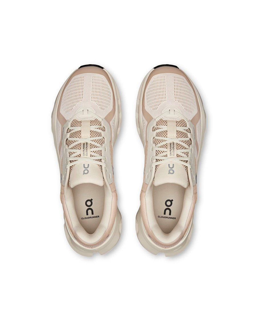 On Cloudrunner 2 Pearl Desert Sneakers With Helion™ Foam Technology
