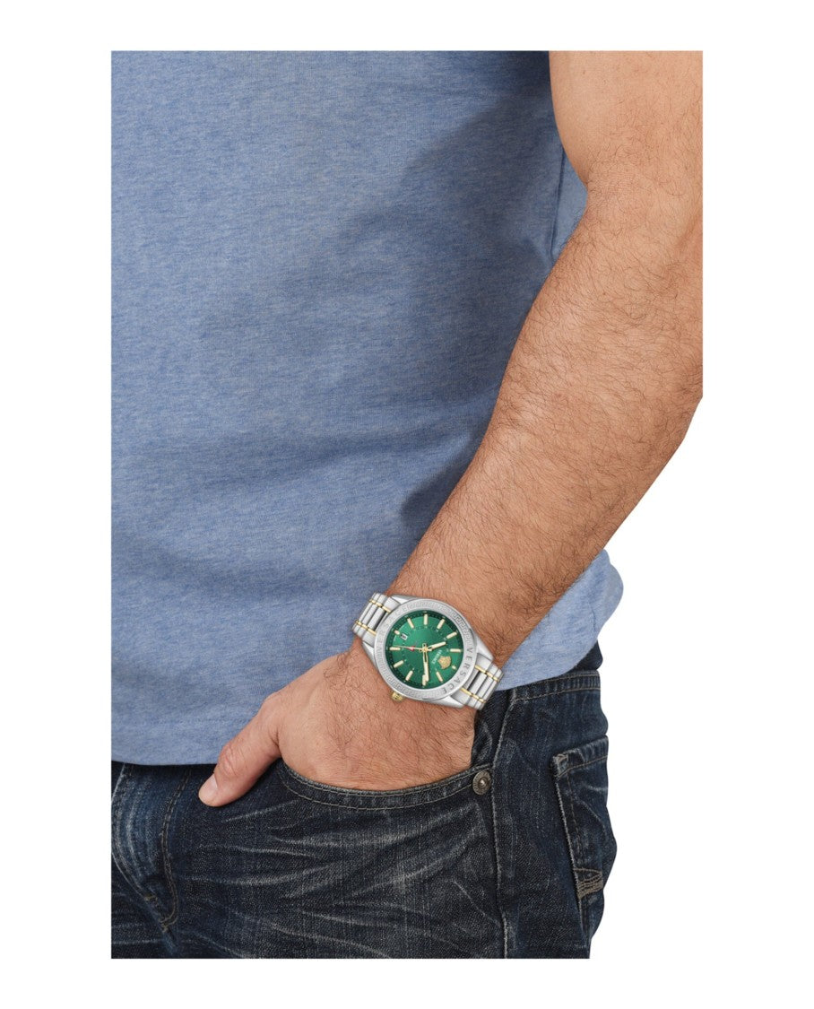 Versace V-Code Gmt Bracelet Watch