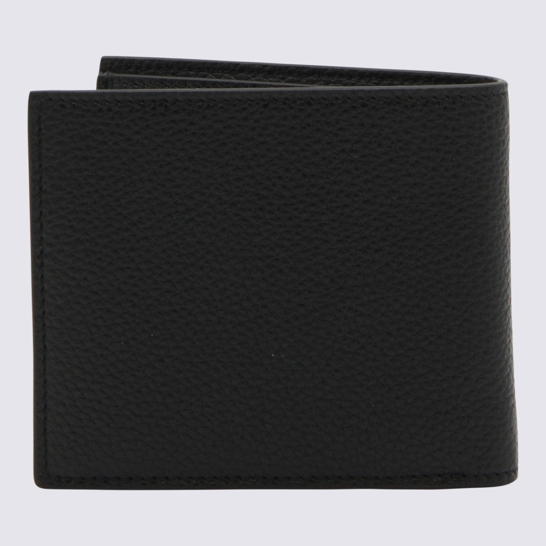 Tom Ford Black Textured Bifold Wallet With Minimalist Design