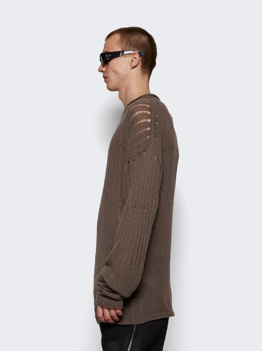 Rick Owens Oversized Pull Knit Sweater Dust