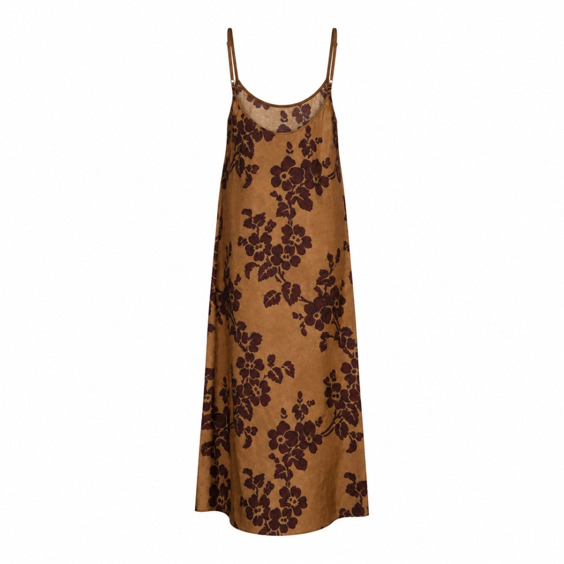Uma Wang Floral Spaghetti Strap Maxi Dress