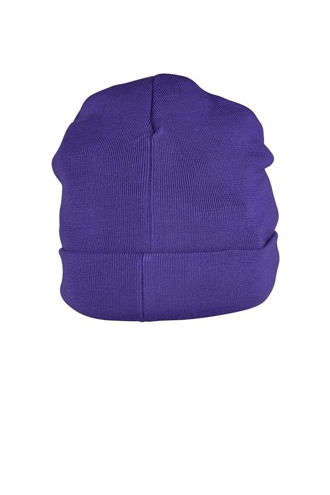 Palm Angels Mesh Design Knit Beanie With Logo Detail