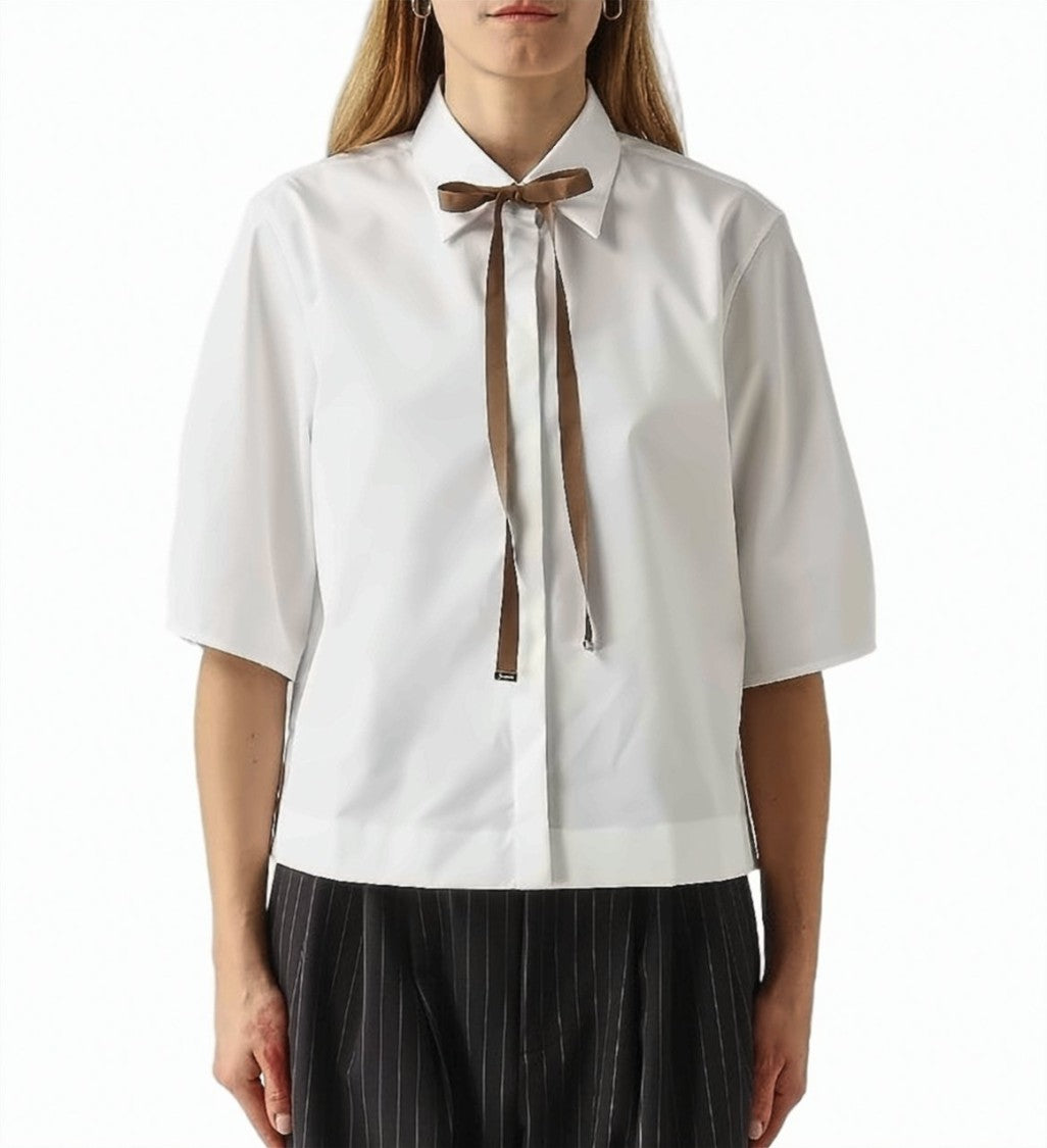 Herno Cotton 3/4 Sleeve Classic Collar Shirt