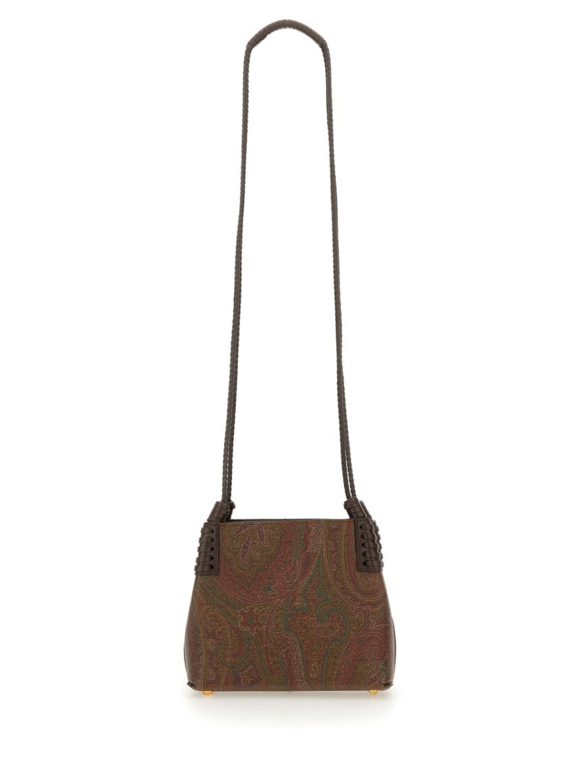 Etro Neutral Libra Arnica Paisley Pattern Tote Bag