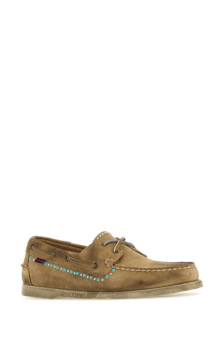 Sebago Camel Suede Portland Flesh Out Loafers