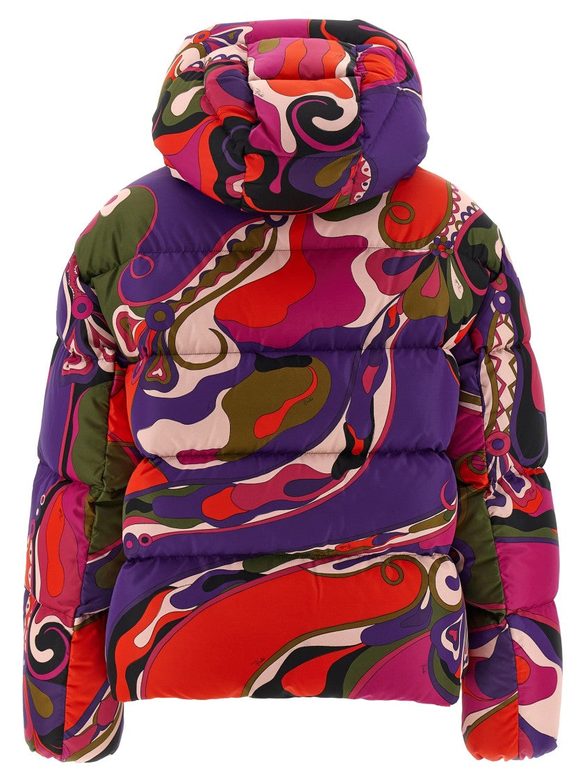 Emilio Pucci 'Orchidee' Down Jacket