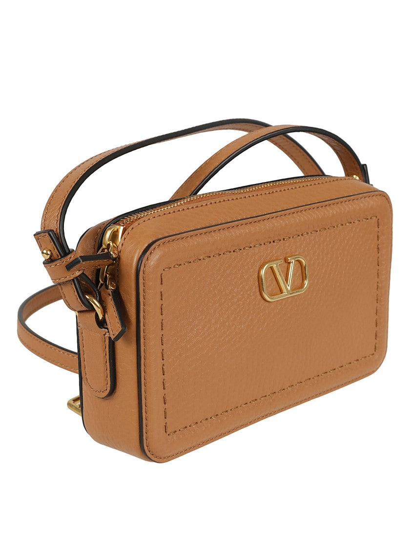 Valentino Garavani Structured Rectangular Bag With Textured Leather