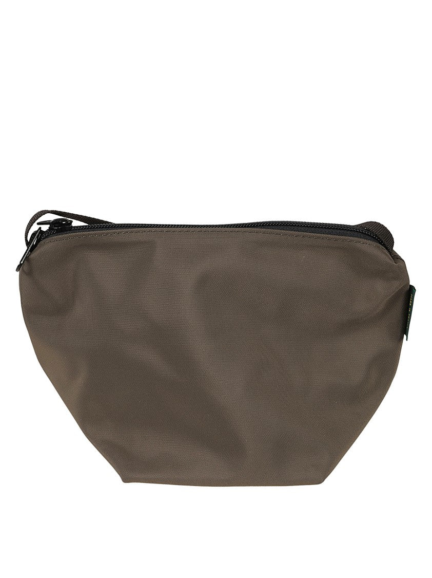 Herve Chapelier Rounded Minimalist Bag In Subtle Beige