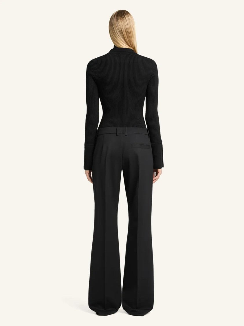 Courrèges Black Logo Polo Shirt