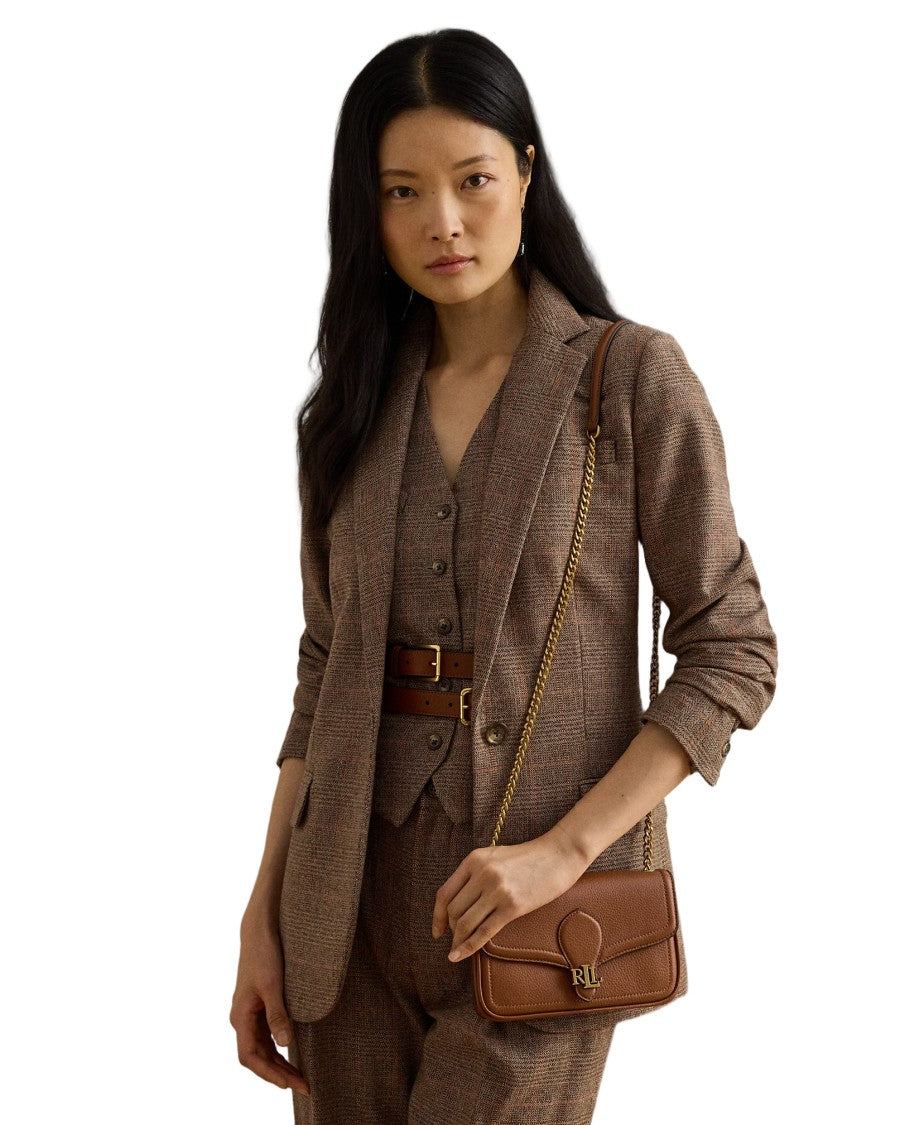 Lauren Ralph Lauren Bradley Wallet On A Chain-Large In Soft Tan Leather