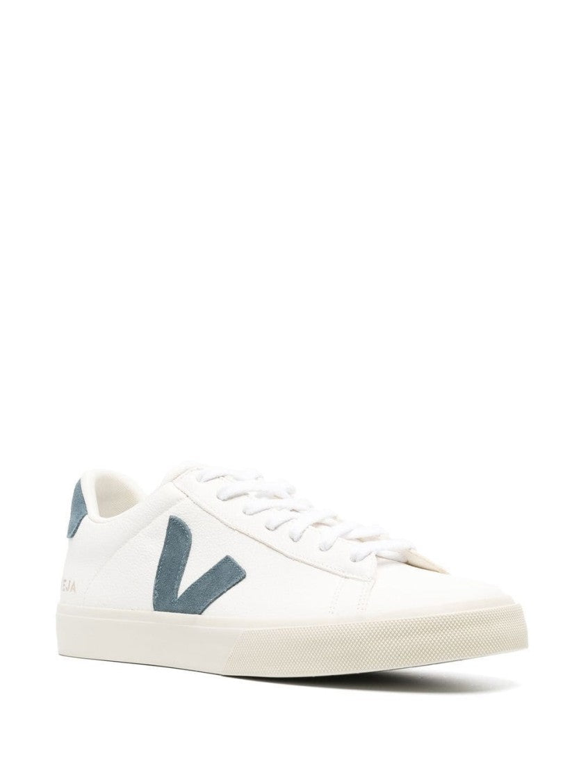 Veja Campo Low-Top Sneakers In Off-White Leather