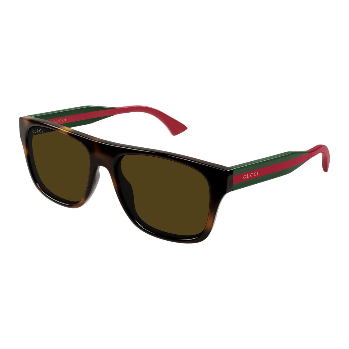 Gucci Gg2119s Rectangular Tortoiseshell Sunglasses