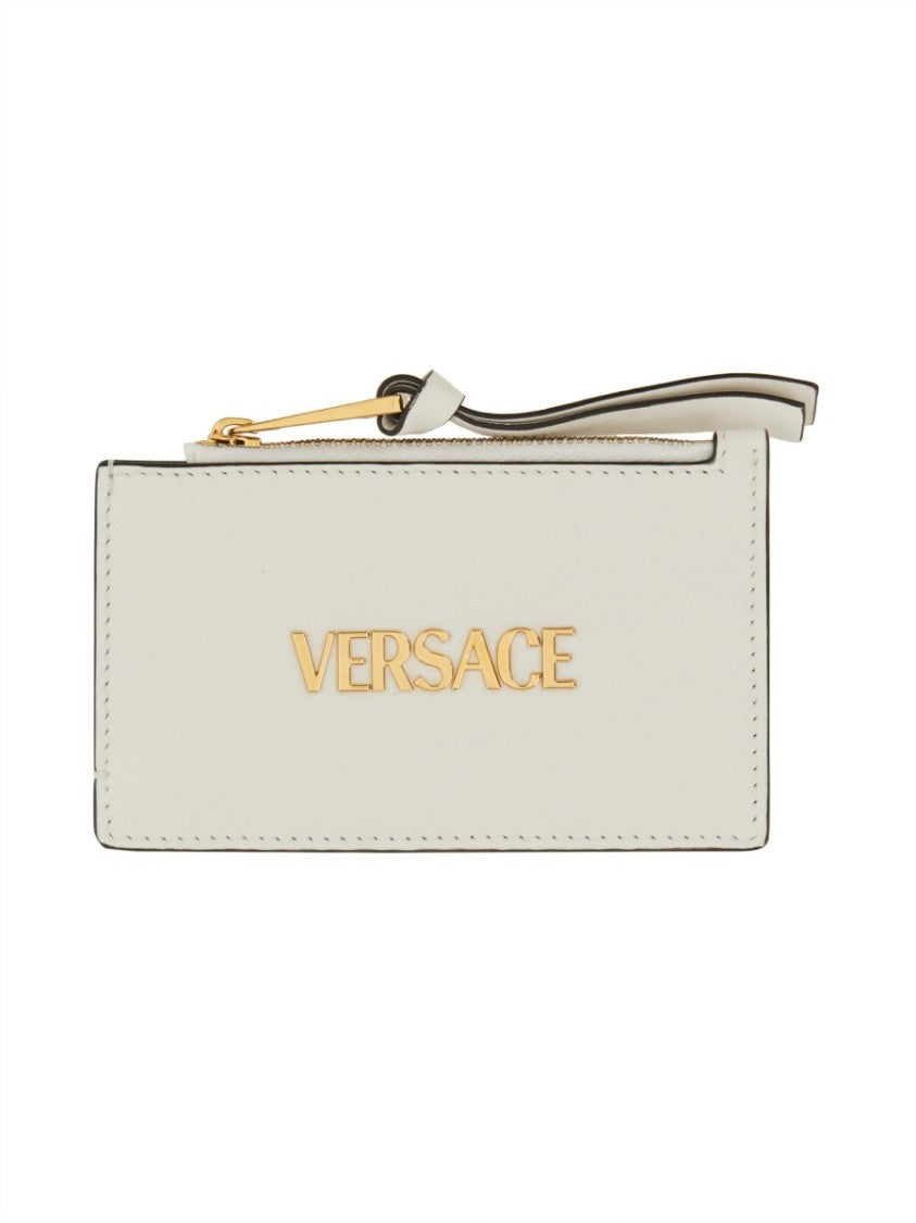 Versace Zipper Card Holder "Tag"
