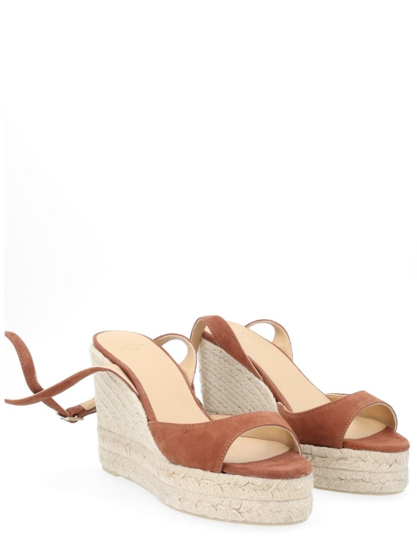 Castaner Brook/8Ed/007 Ovine Leather Wedge Sandals