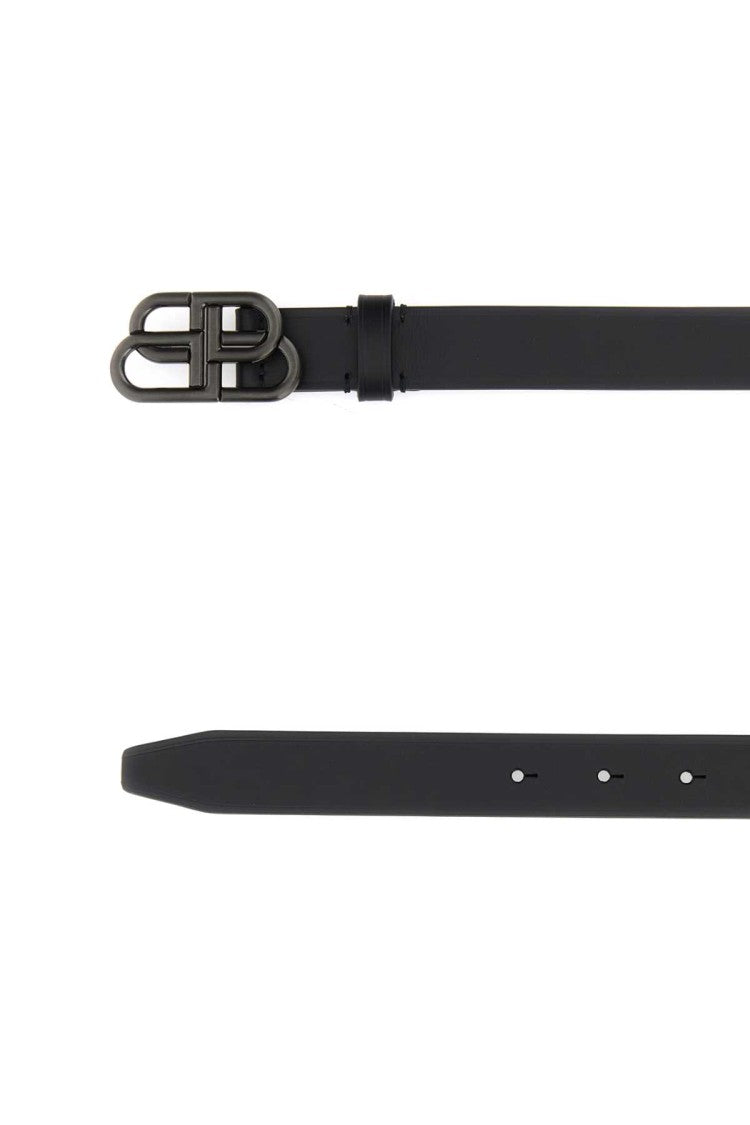 Balenciaga Minimalist Black Calfskin Belt