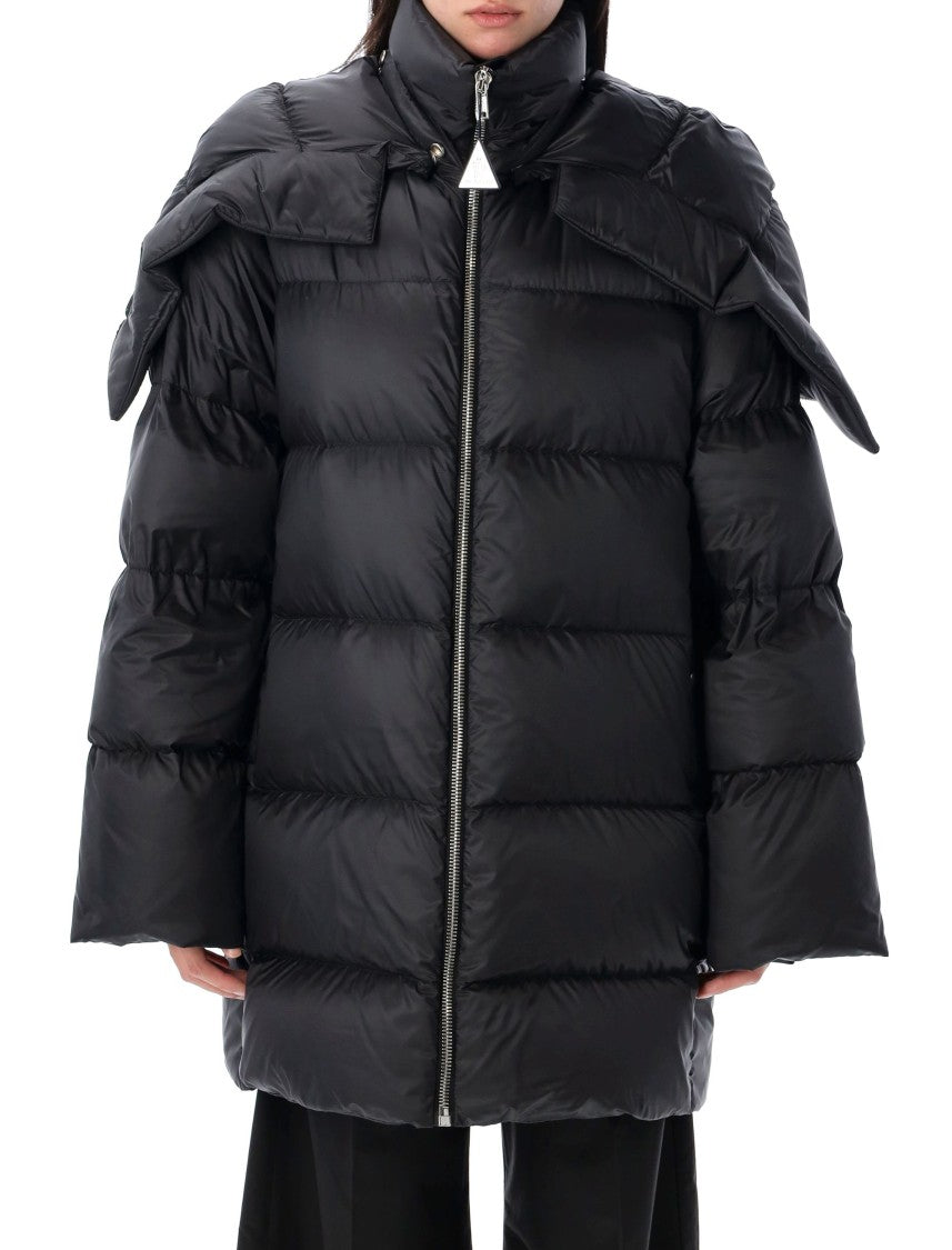 Moncler X Rick Owens Cyclopic Hooded Long Down Jacket