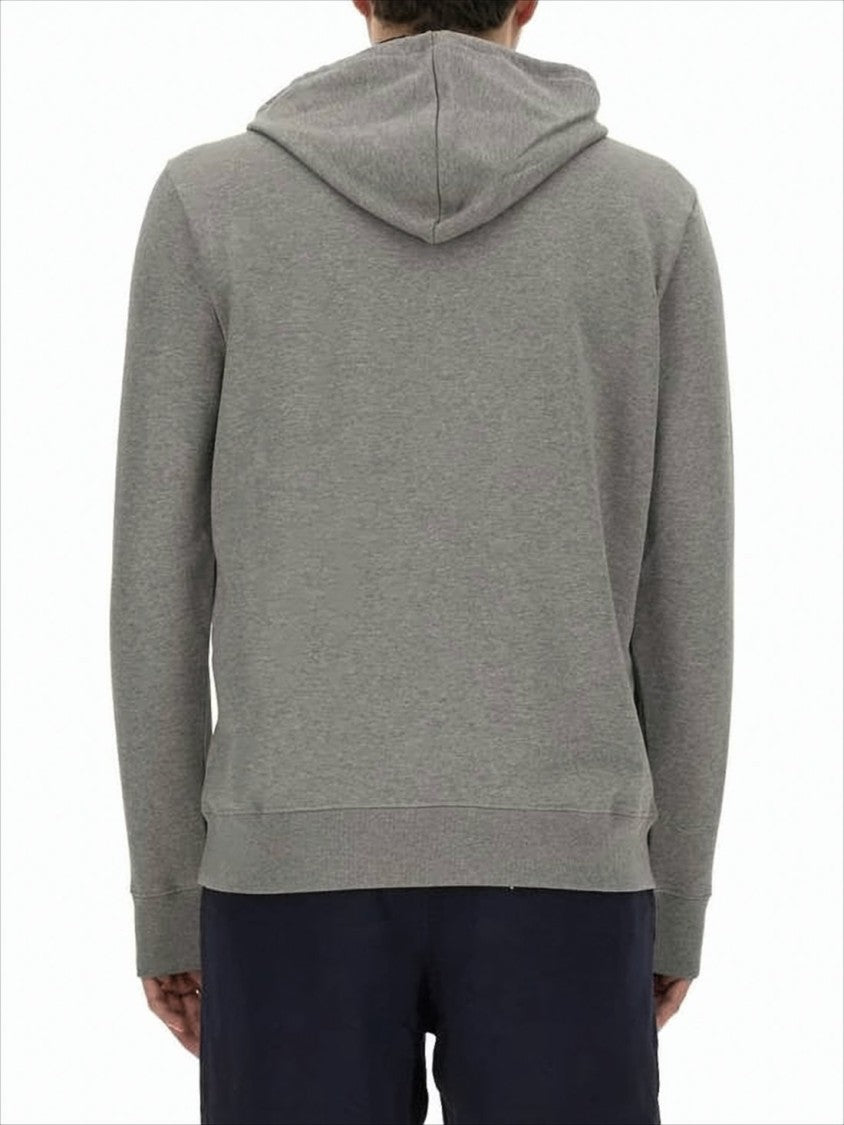 Paul Smith Classic Grey Hoodie With Kangaroo Pocket