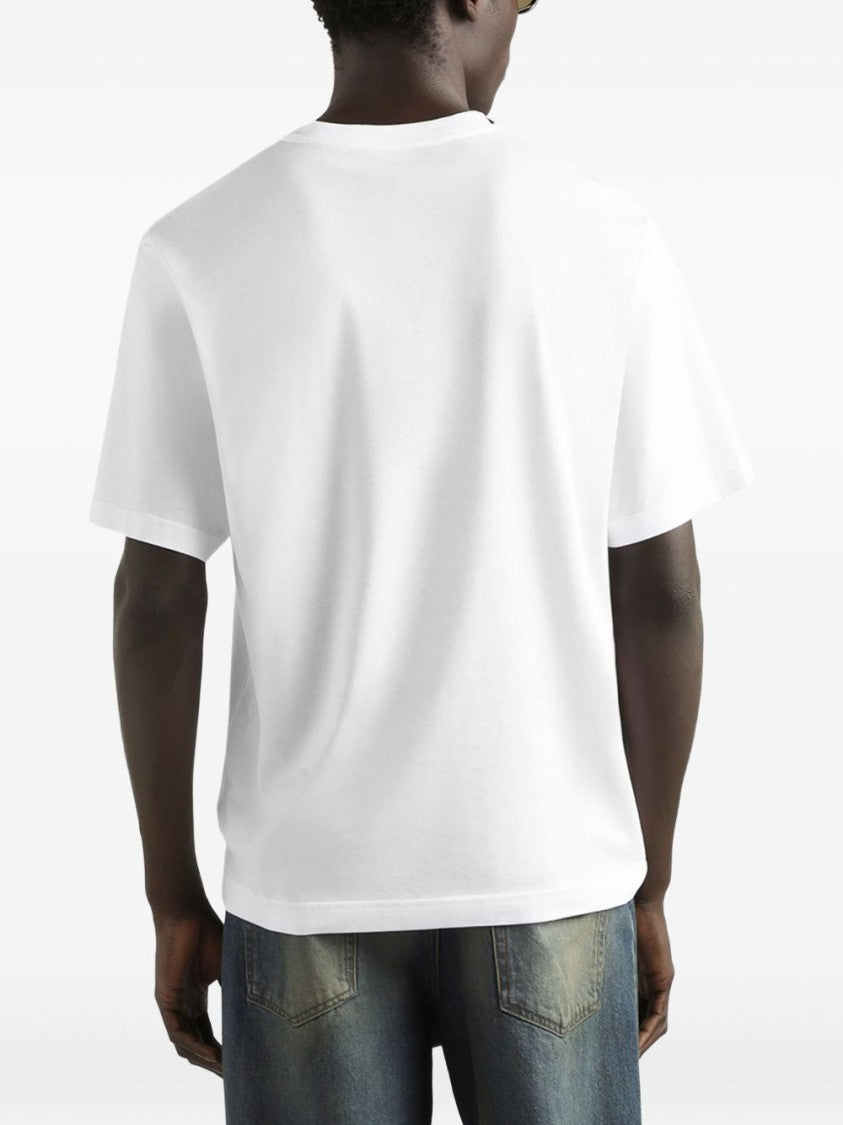 Dolce & Gabbana Relaxed Fit White Cotton T-Shirt