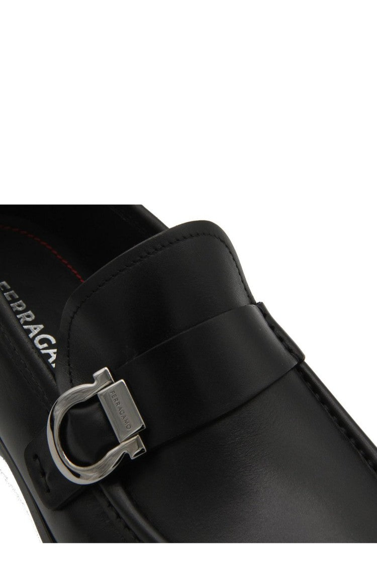 Salvatore Ferragamo Sleek Cowhide Leather Loafers