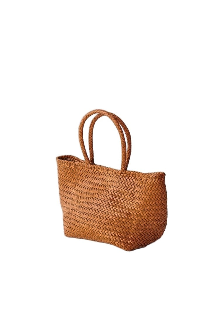 Dragon Diffusion Artisanal Woven Buffalo Leather Tote Bag