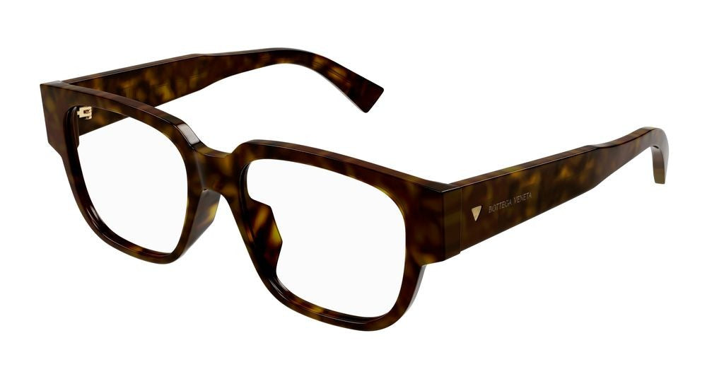 Bottega Veneta Eyeglasses Bv1289o 002 Havana Havana Transparent 52/17/145