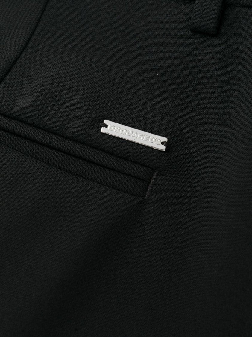 Dsquared2 Logo-Plaque Tailored Trousers