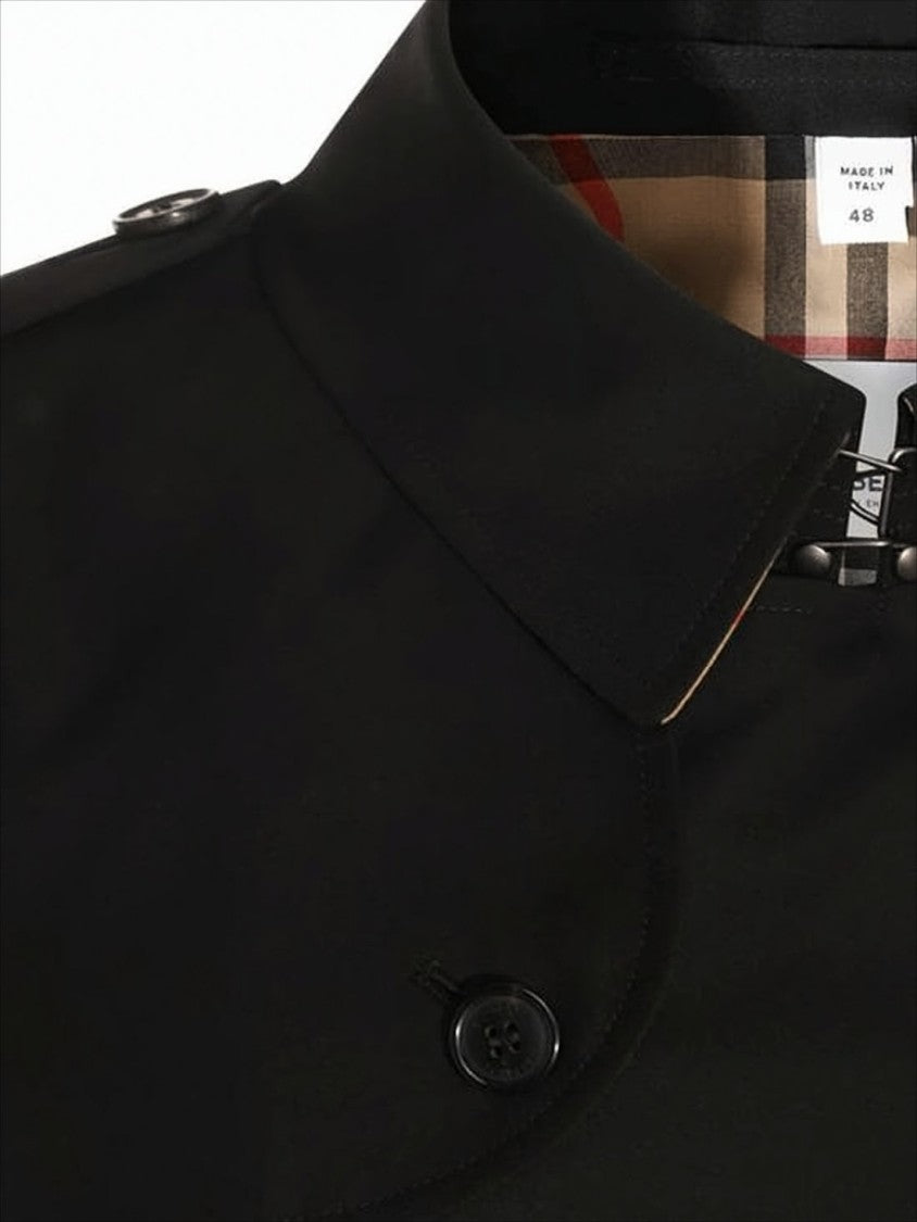 Burberry Double-Breasted Trench Coat With Belted Waist