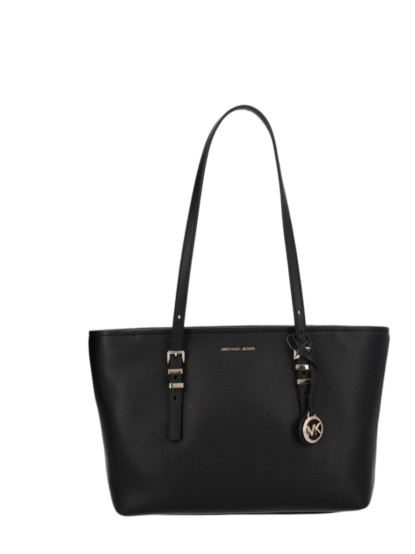 Michael Michael Kors Medium Textured Cow Leather Tote Bag With Adjustable Straps