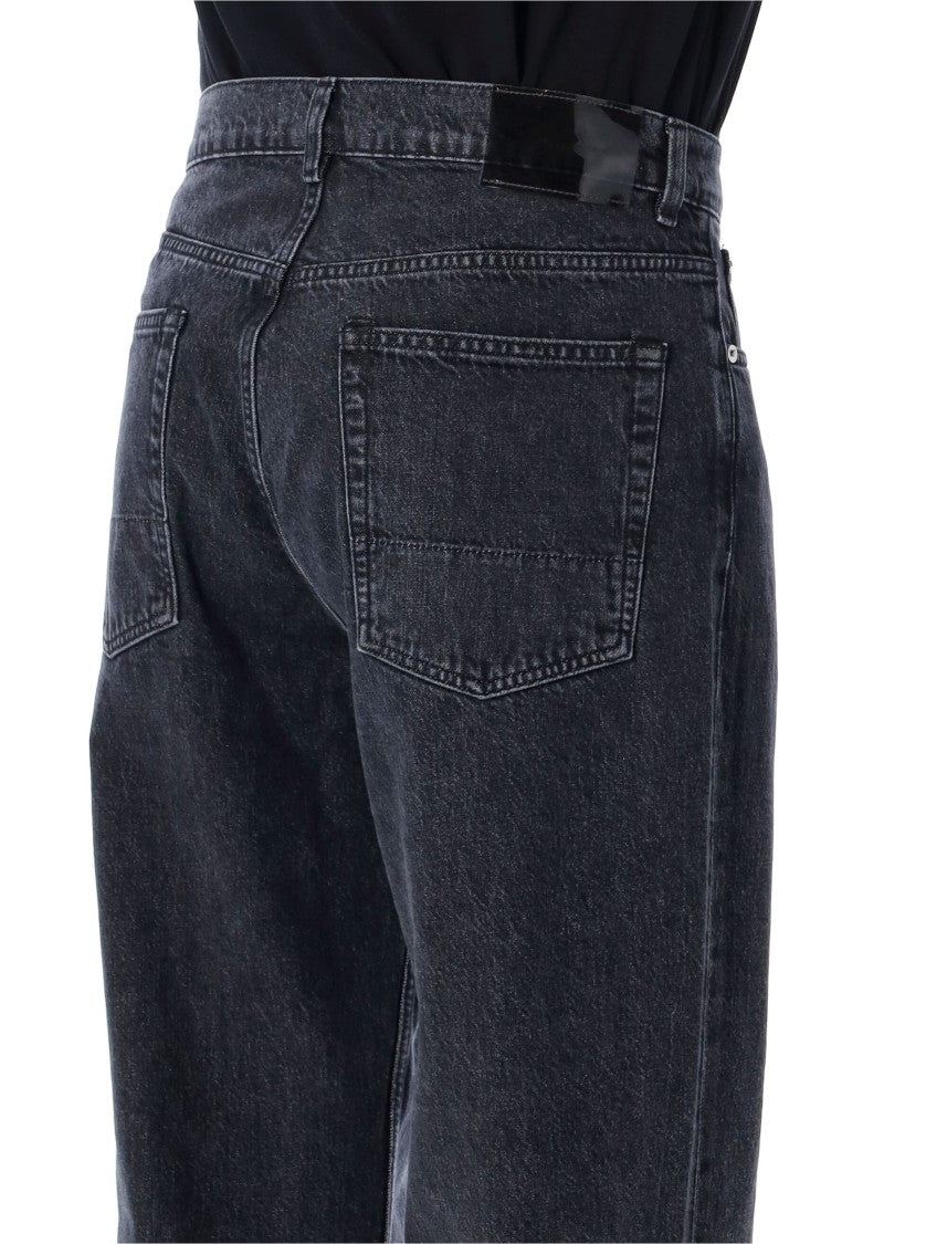 Our Legacy Relaxed-Fit Straight-Leg Jeans With Vintage Wash Finish