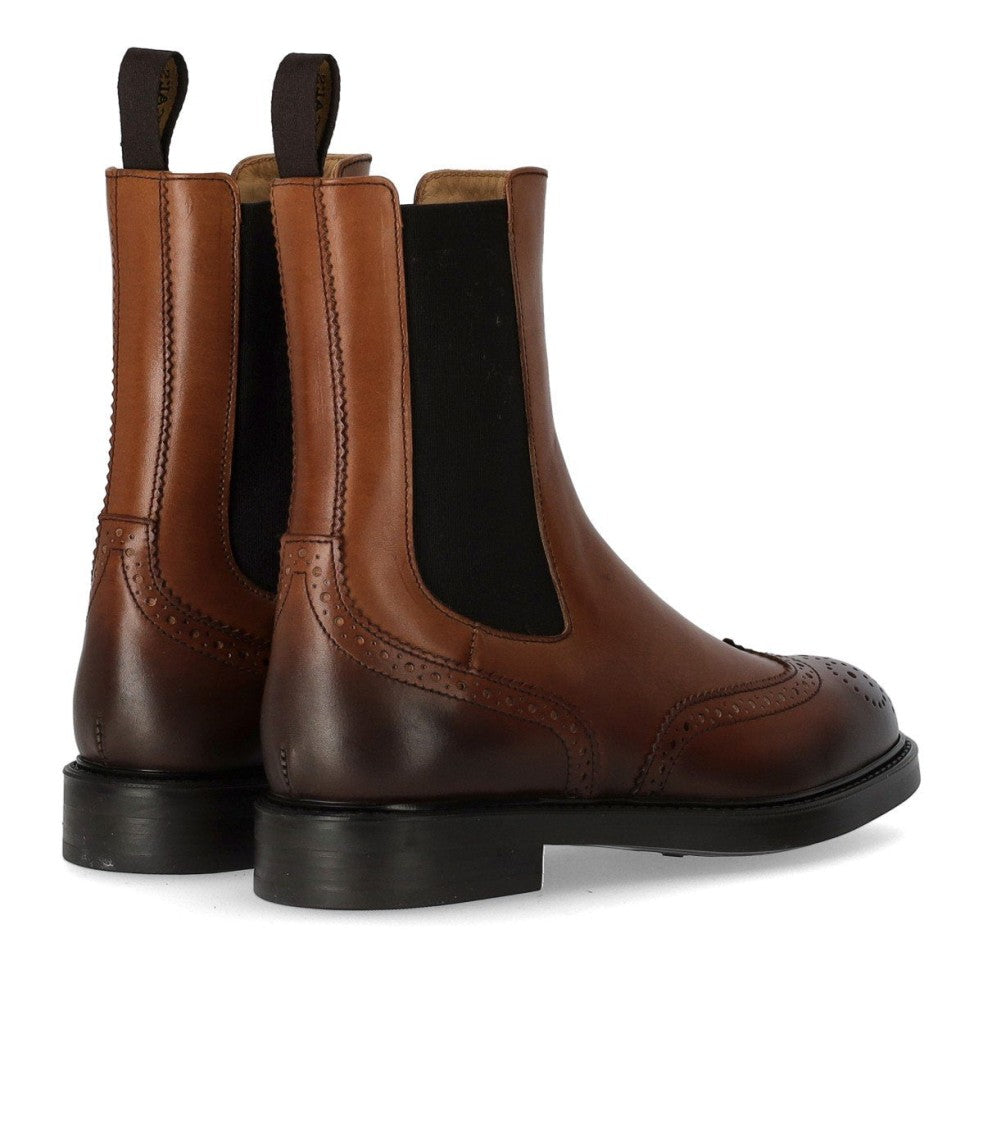 Doucal's Deco' Brown Chelsea Boot