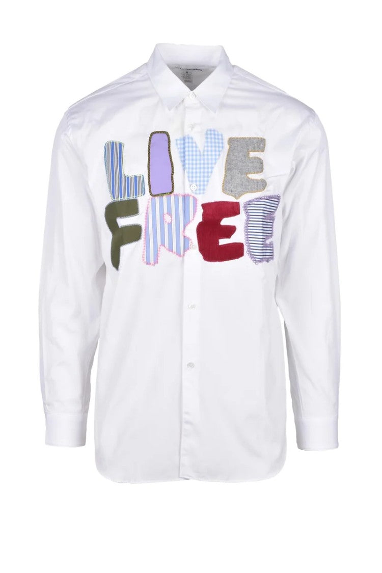 Comme Des Garçons Cotton Shirt - White