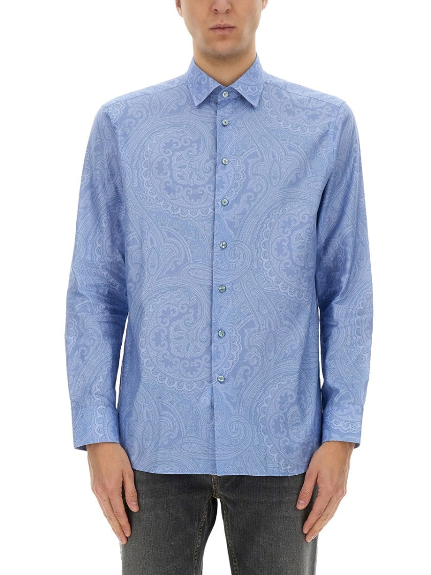 Etro Button-Down Cotton Shirt