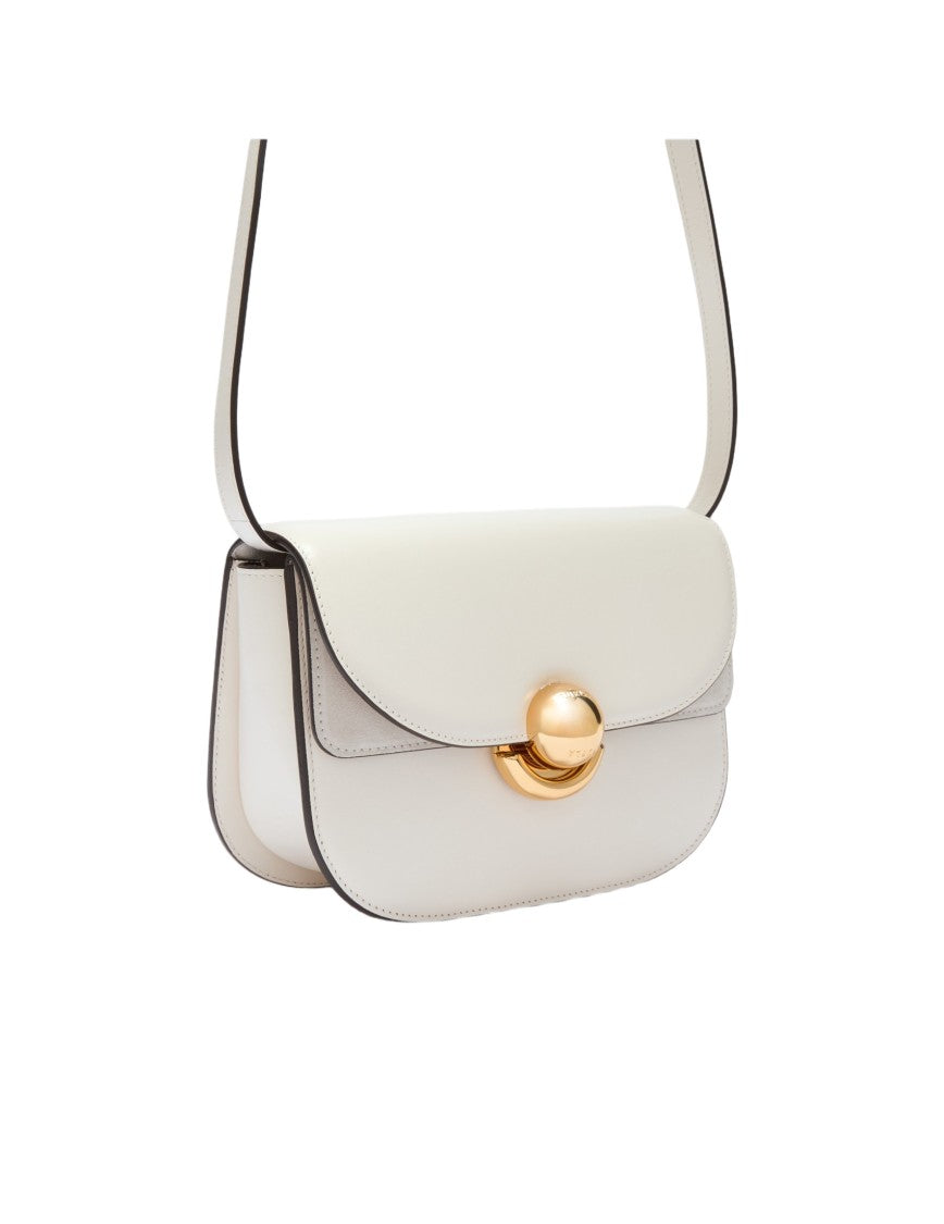 Furla Sfera Mini Crossbody Bag In Cream Leather