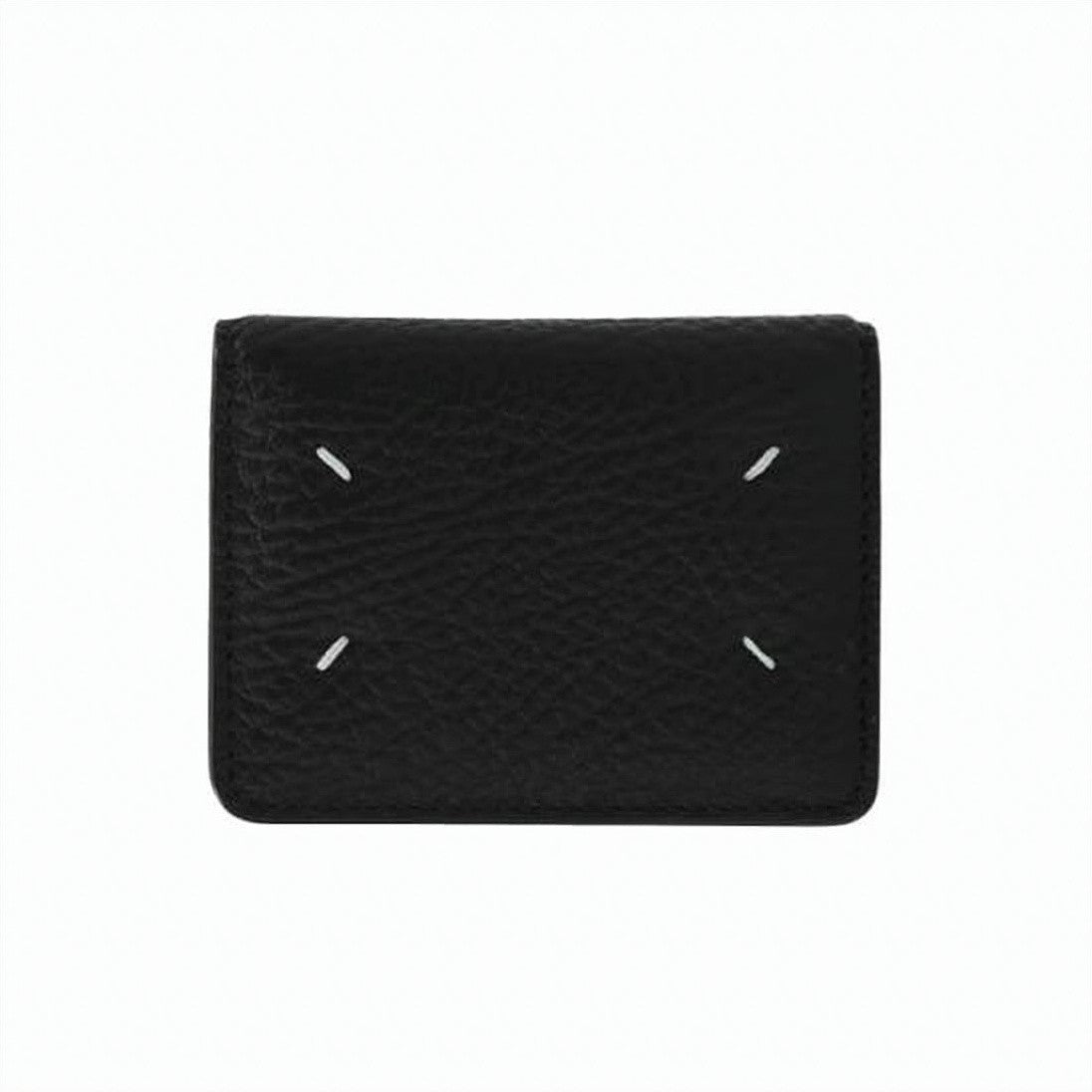 Maison Margiela Textured Calf Leather Keyring Wallet With Numeric Logo