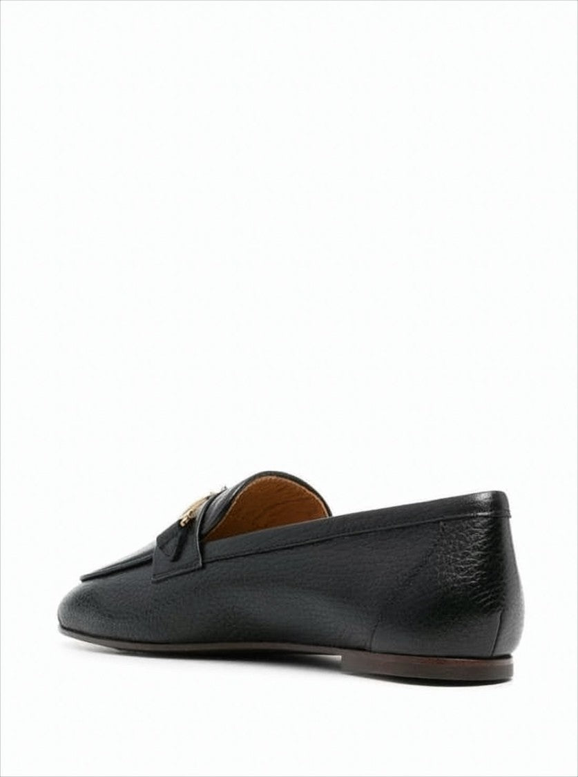 Tod's Sleek Loafer With Gold-Tone Metal Bit Detail