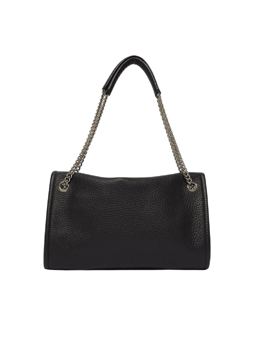 Claudio Orciani Venus S Soft Chain Handle Calf Leather Handbag