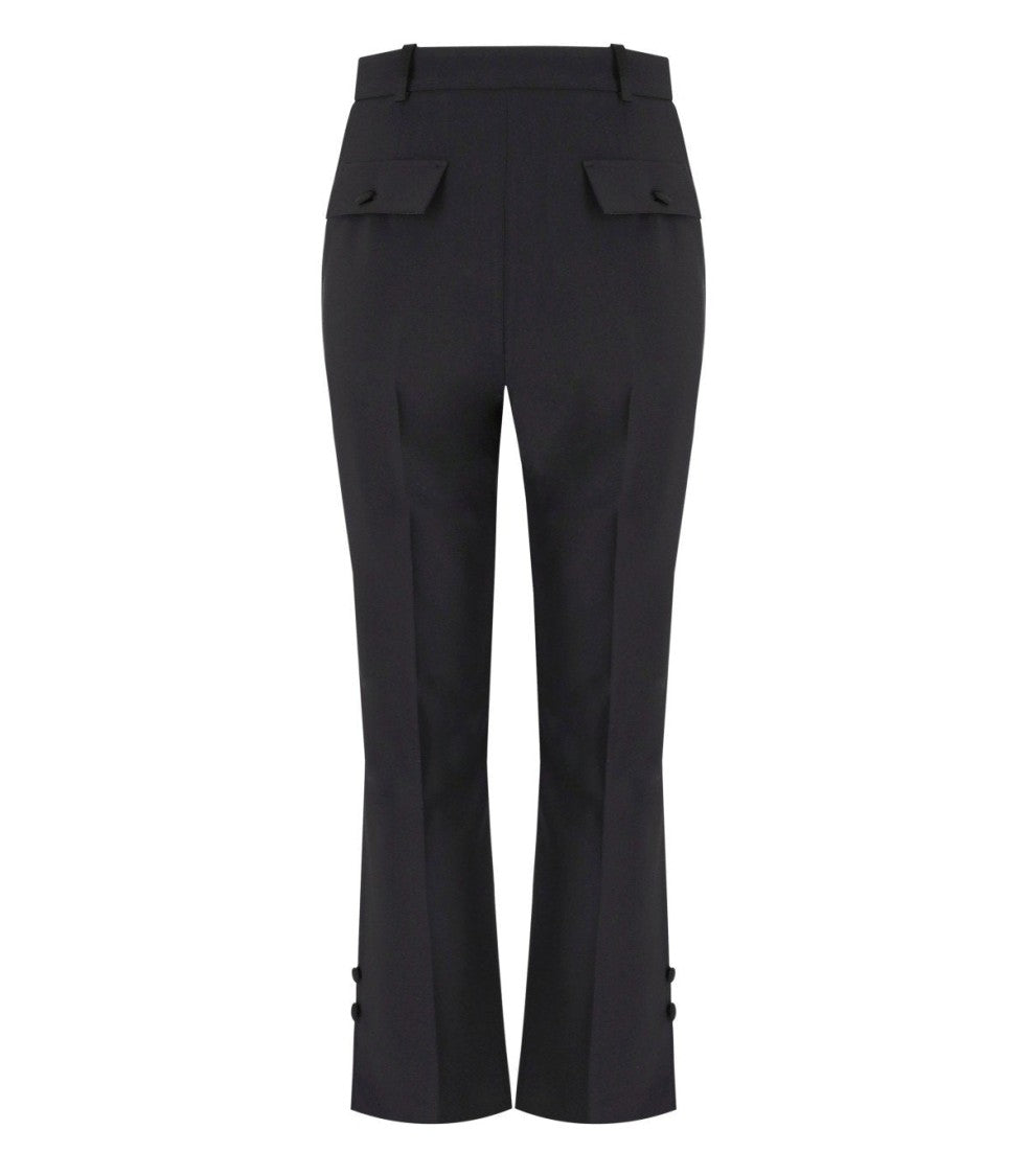 Elisabetta Franchi Black Smoking Trouser
