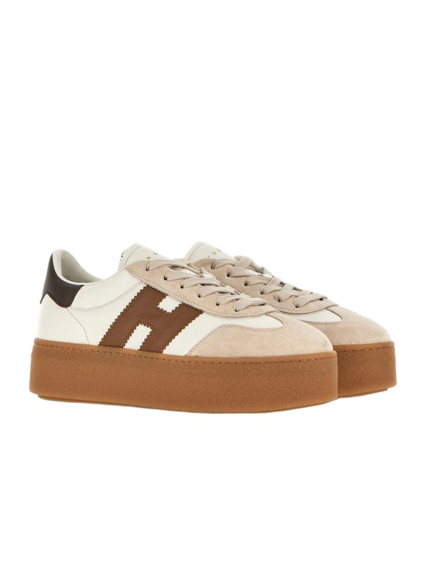 Hogan Maxi Sole Sneakers With Distinctive Upper