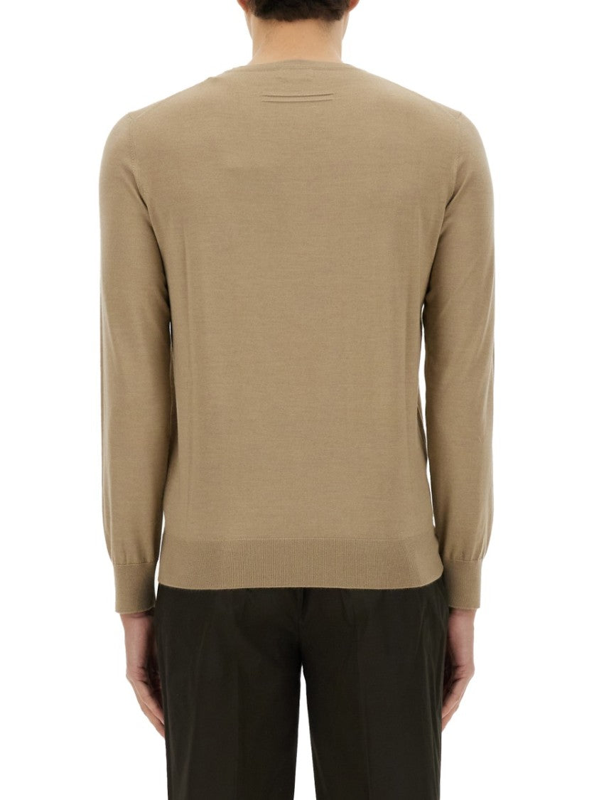Zegna Cashmere And Silk Blend Lightweight Polo