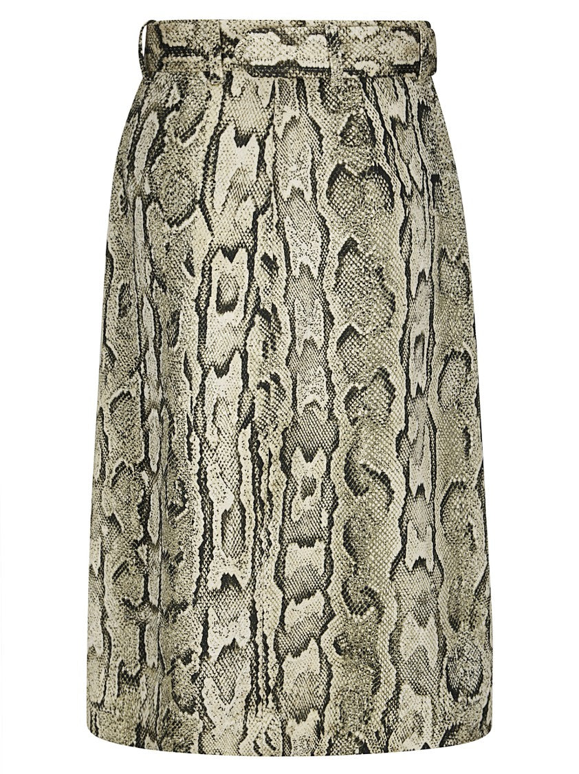 Dries Van Noten Python Skirt