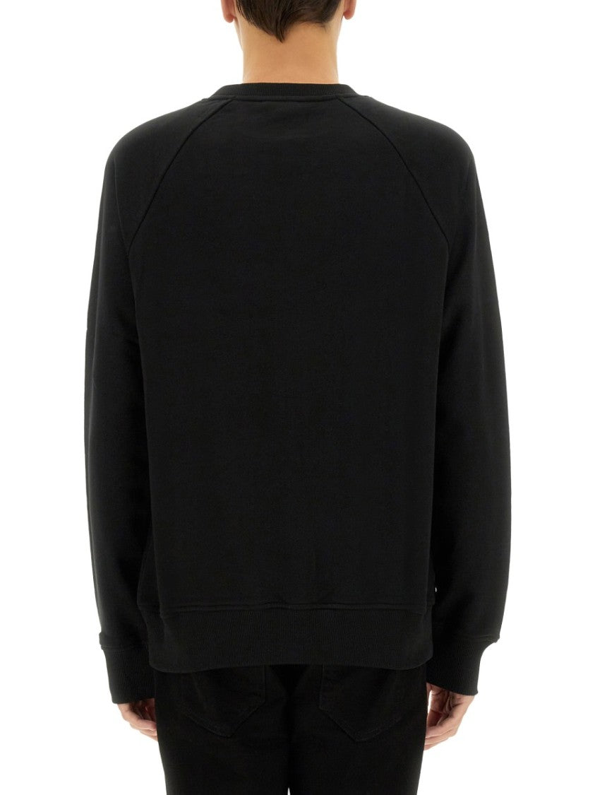 Balmain Relaxed Fit Black Sweatshirt